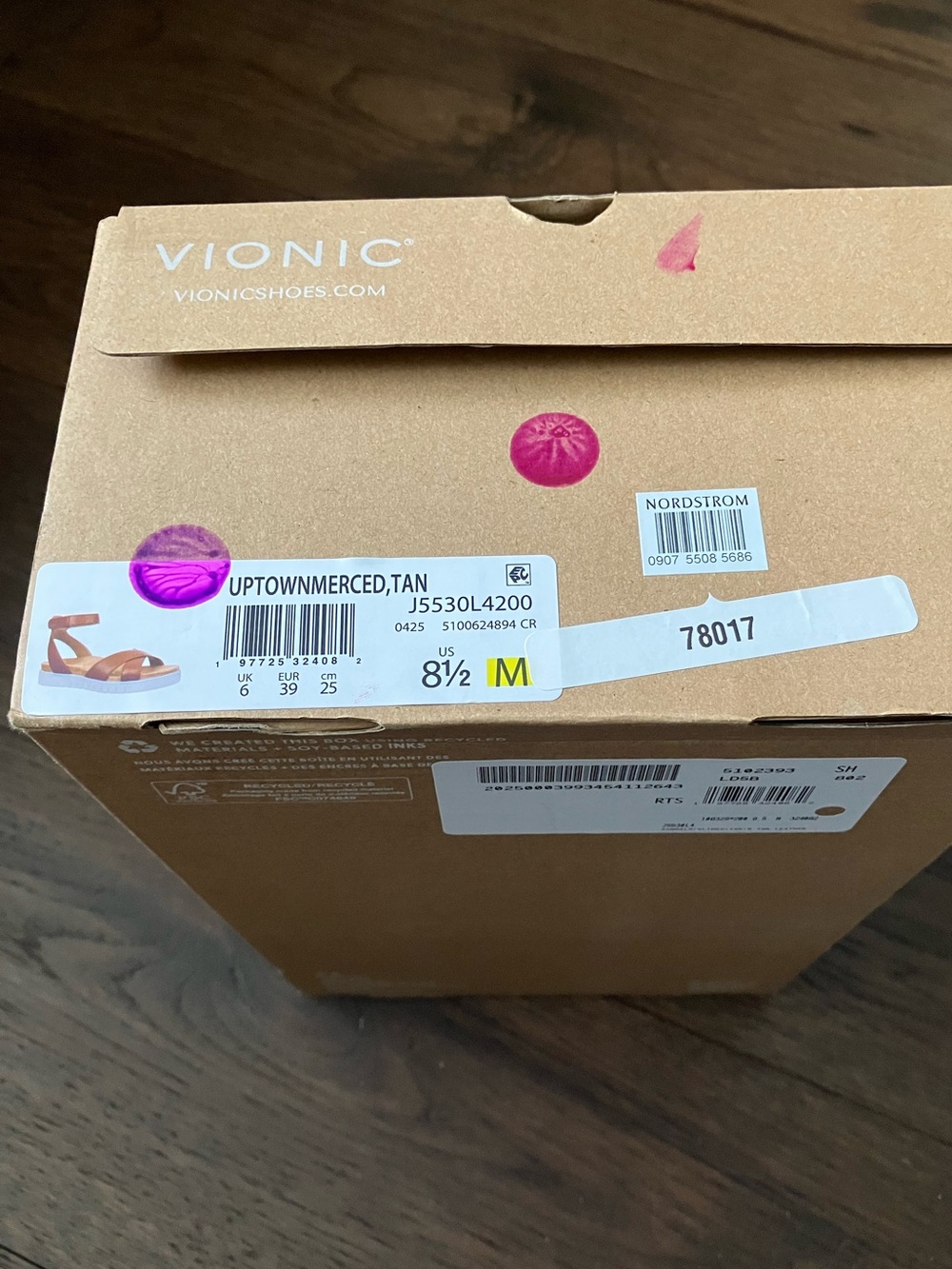 Vionic Tan Uptown Merced Platform Sandals - Picture 5 of 5